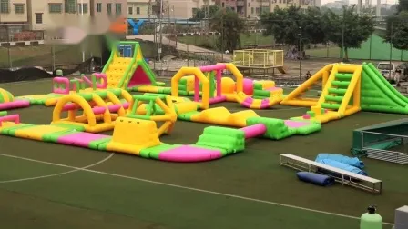 Inflatable Obstacle Course for Pool Obstacle Sport