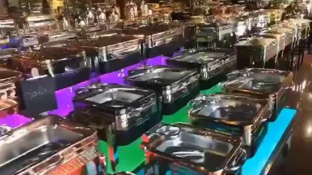 Другие аксессуары для отелей - сервисное оборудование из нержавеющей стали, витрина для шведского стола, электрический подогреватель еды, жаровня