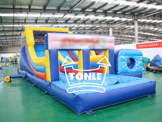 Продам недорогую надувную полосу препятствий.