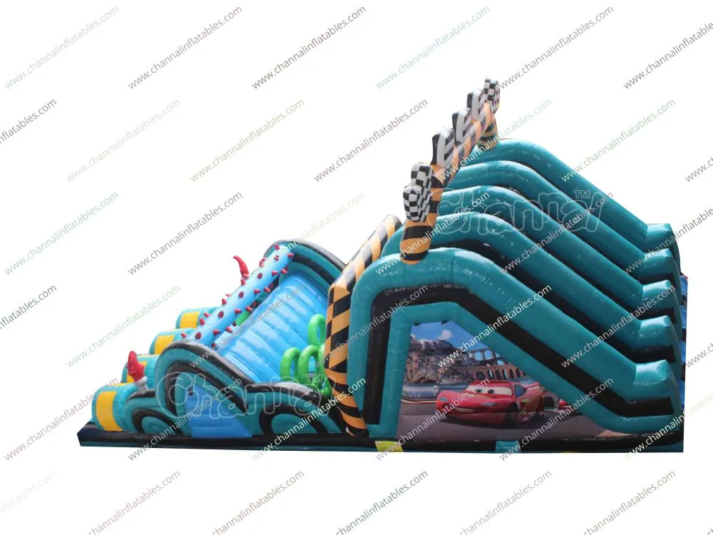 Коммерческая большая наружная полоса препятствий, надувная полоса препятствий для взрослых Chob708